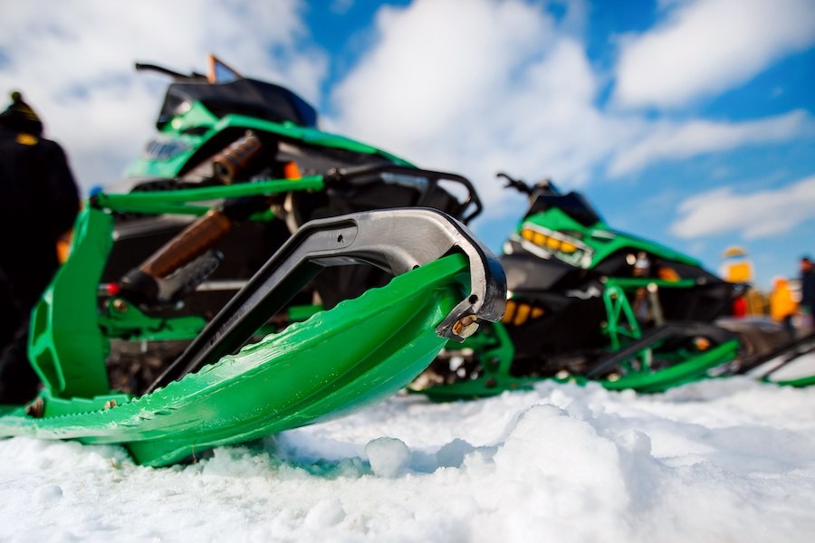 how to start a rental business in the winter featuring two ski-doos 