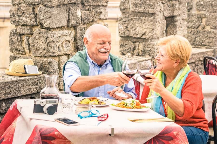 Wine tasting tourism products for senior citizens