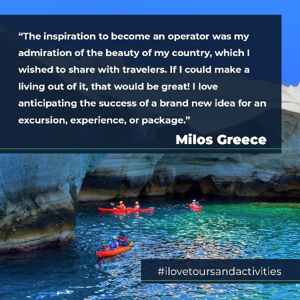 Kayakers surrounded by cliffs with quote