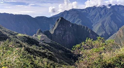 The view of Machu Picchu from the Sun Gate.