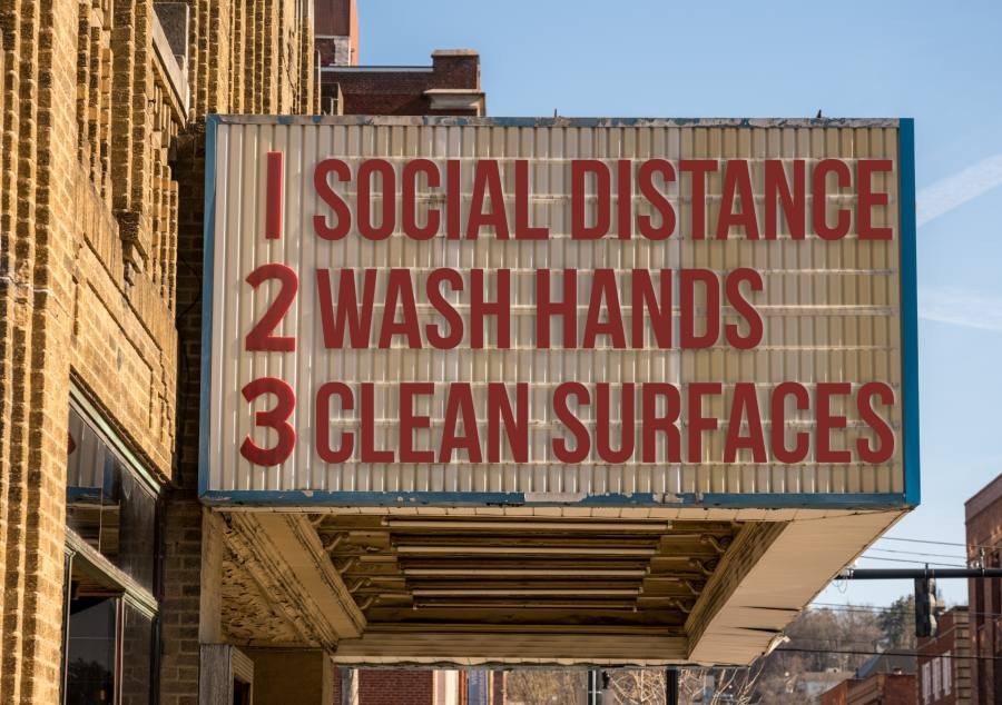 1. Social Distance 2. Wash Hands 3. Clean Surfaces
