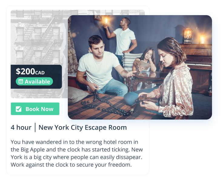 escape room booking widget header image mock