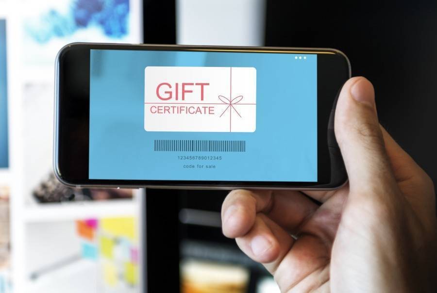 Buying gift cards on your phone