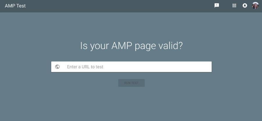 AMP page test