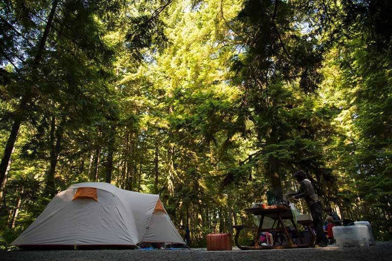 camping rentals featuring rent-a-tent
