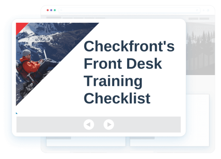 Front Desk Training Checklist header image