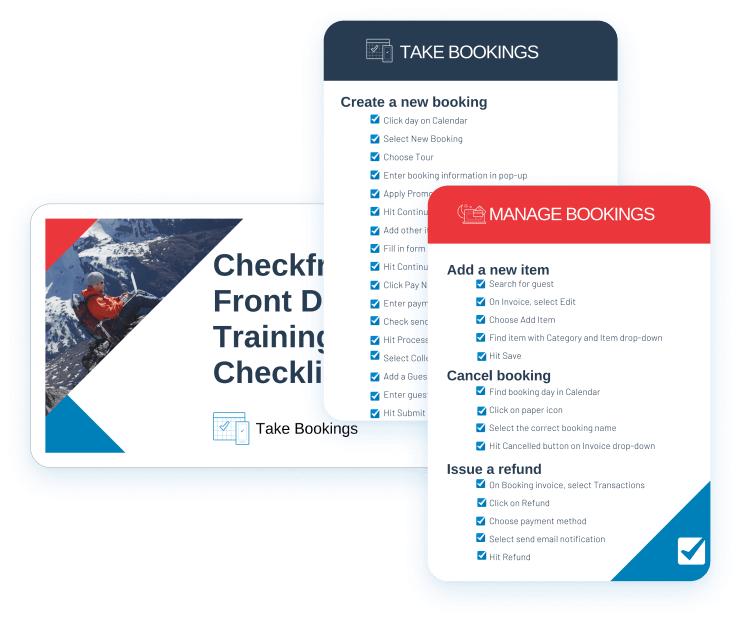 Front Desk Training Checklist sample image