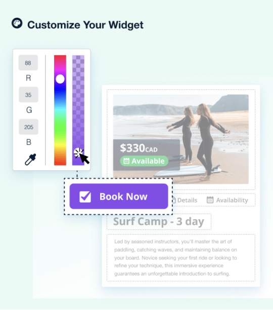 customize your widget image