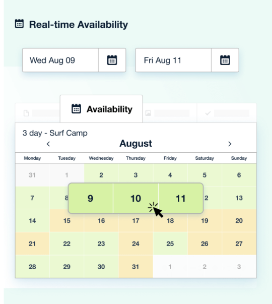 real-time availability image