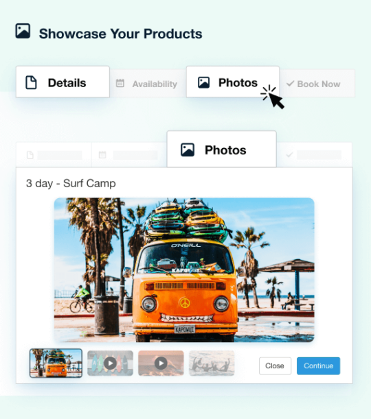 showcase your product image