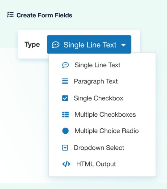 create form fields image